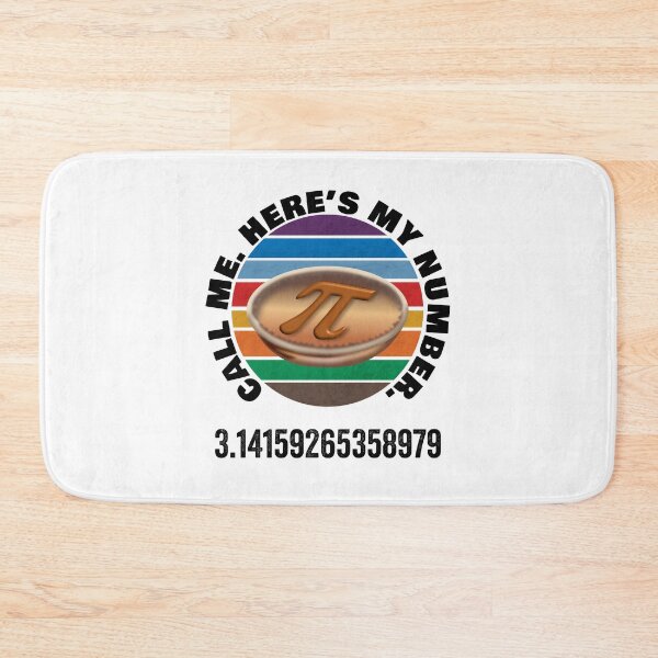 Item preview, Call me. Here’s my number. Celebrate 3.14 or March 14th. Pi Day. designed and sold by TJHstudio.