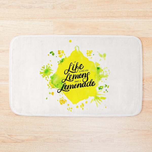 Item preview, Motivational Quote - When Life Gives you Lemons Make Lemonade - lemon Splat designed and sold by WearWolfDesigns.