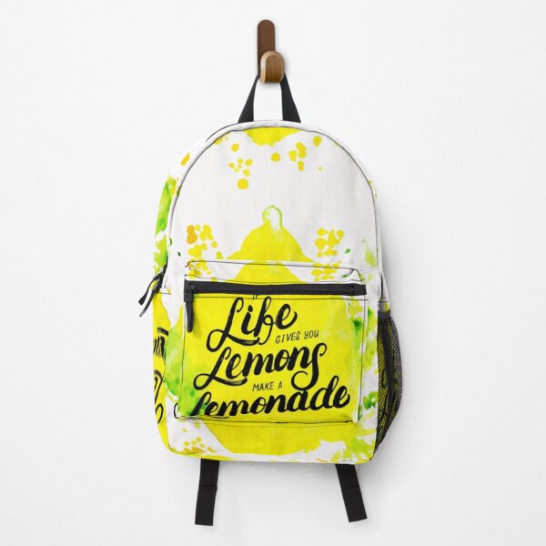 Item preview, Motivational Quote - When Life Gives you Lemons Make Lemonade - lemon Splat designed and sold by WearWolfDesigns.
