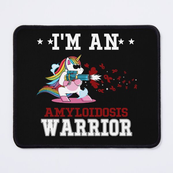 Item preview, Funny Unicorn I'm An Amyloidosis Warrior designed and sold by heppenp.
