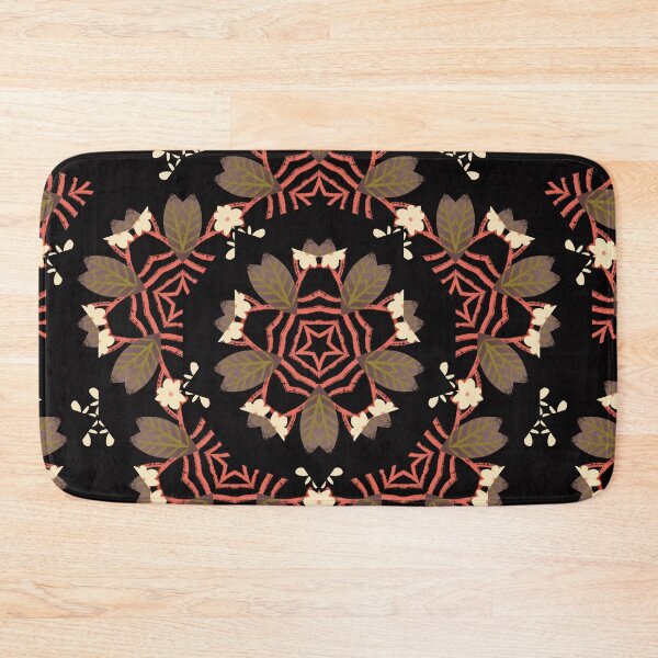 Item preview, Autumn flora black geometry designed and sold by Pacesyte.