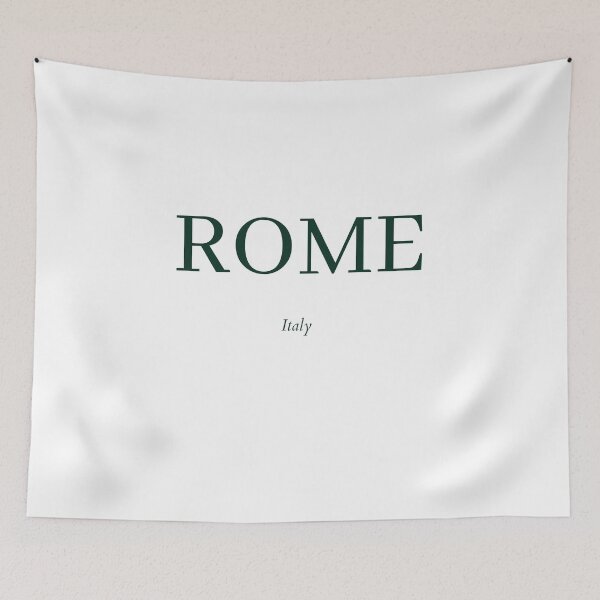 Item preview, Rome, Italy, Dark Green Minimalist Design  designed and sold by BellaHope1.