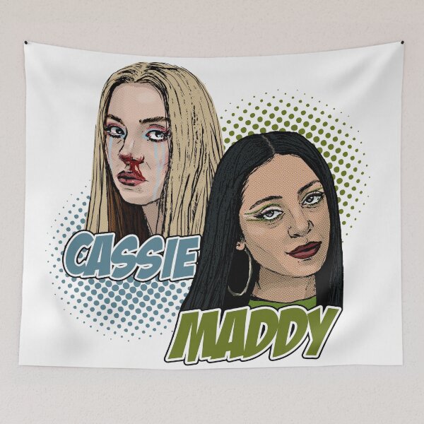 Aperçu de l'œuvre Cassie et Maddy, Euphoria HBO s2 créée et vendue par AlinaGil.