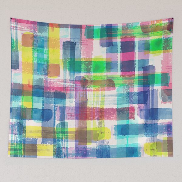Item preview, Abstract seamless brushes pattern designed and sold by cutecrazytshirt.