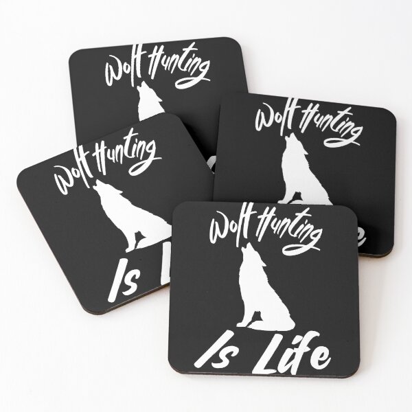 Item preview, Wolf Hunting Is Life designed and sold by AnimalLover4eva.