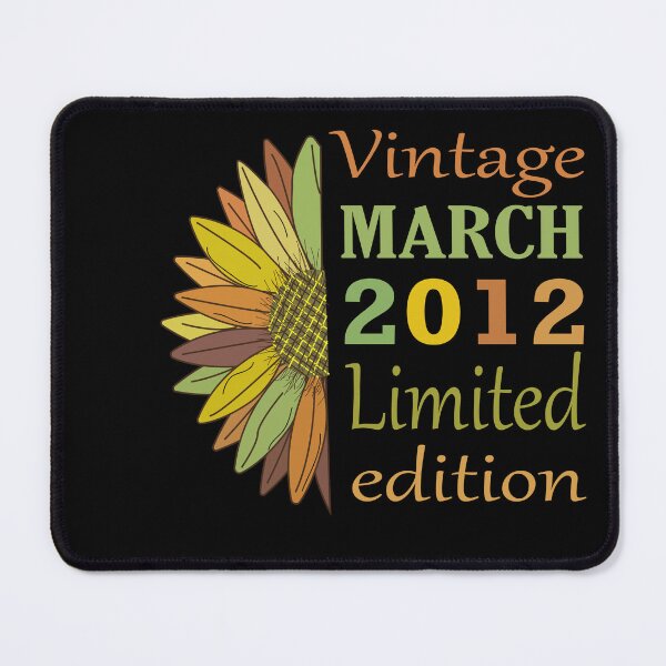 Item preview, vintage march 2012 limited edition, 10 Year Old Gifts Vintage 2012 Limited Edition 10th Birthday designed and sold by SimoSaladain.