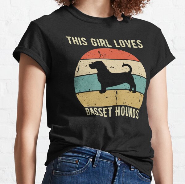 This Girl Loves Basset Hounds Classic T-Shirt