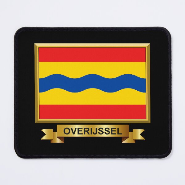 Item preview, OVERIJSSEL Flag Gifts, Masks, Stickers & Products (N) designed and sold by mpodger.