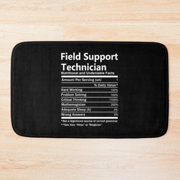 Item preview, Field Support Technician  T Shirt - Nutrition Factors Job Gift Item Tee designed and sold by rolandchel.