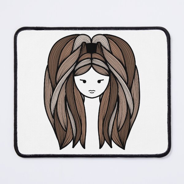 Item preview, Line Art Woman Brown Hair designed and sold by Morgan Klassiks.