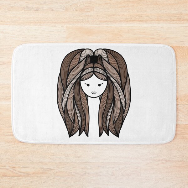Item preview, Line Art Woman Brown Hair designed and sold by Morgan Klassiks.