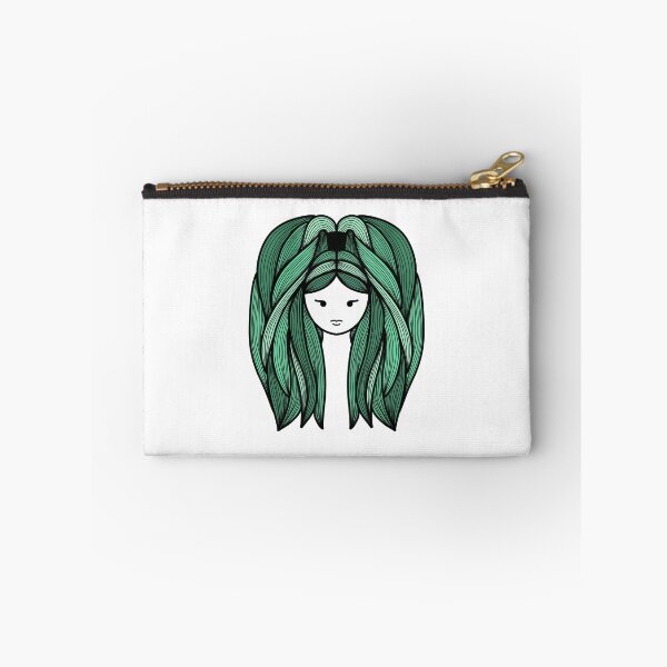 Item preview, Line Art Woman Green Hair designed and sold by Morgan Klassiks.