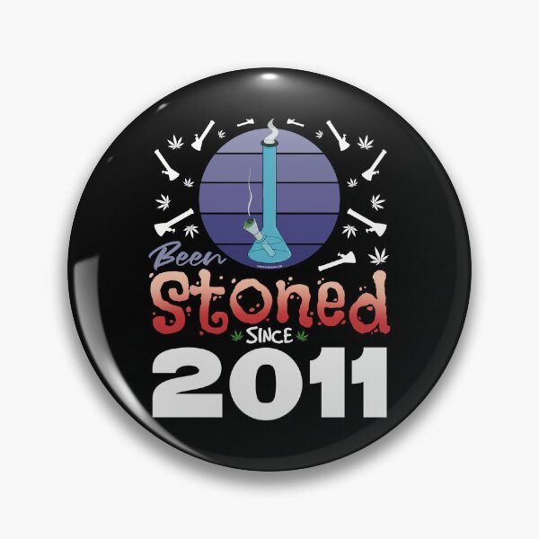 Item preview, Been stoned since 2011 (Purple retro vintage sunset with bong) designed and sold by YomeHayin.