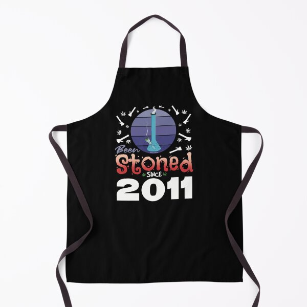 Item preview, Been stoned since 2011 (Purple retro vintage sunset with bong) designed and sold by YomeHayin.