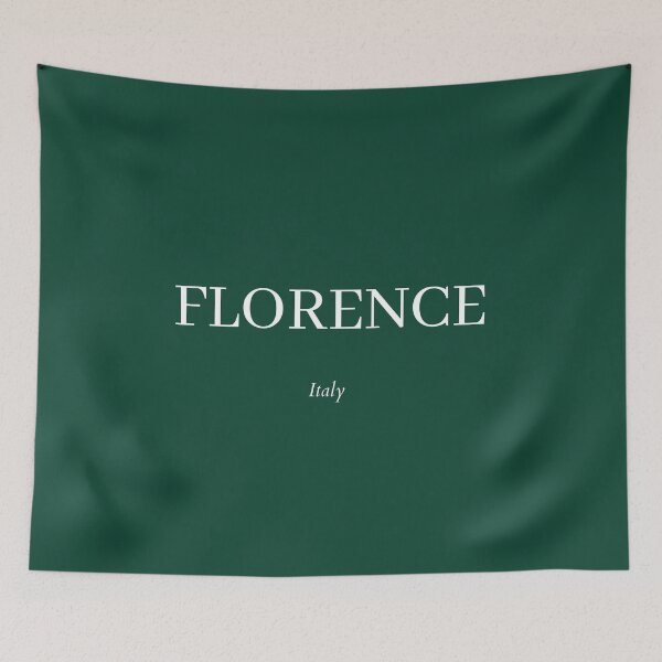Item preview, Florence, Italy, Dark Green Minimalist Design  designed and sold by BellaHope1.