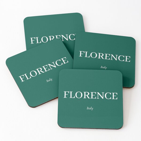 Item preview, Florence, Italy, Dark Green Minimalist Design  designed and sold by BellaHope1.