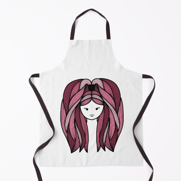 Item preview, Line Art Woman Pink Hair designed and sold by Morgan Klassiks.