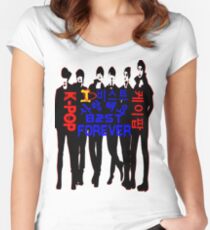 ♥♫I Love B2ST Forever♪♥ Women's Fitted Scoop T-Shirt