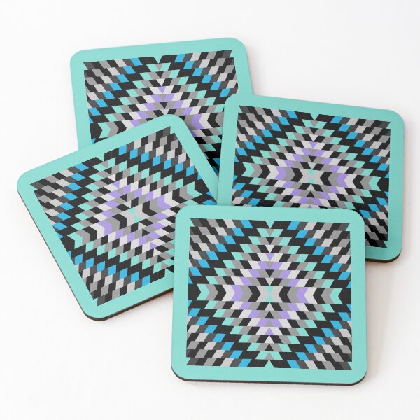 Item preview, Abstract Kilim Motive on Blue Background designed and sold by branaghbel.