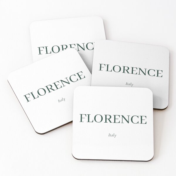 Item preview, Florence Italy, Dark Green Minimalist Design  designed and sold by BellaHope1.