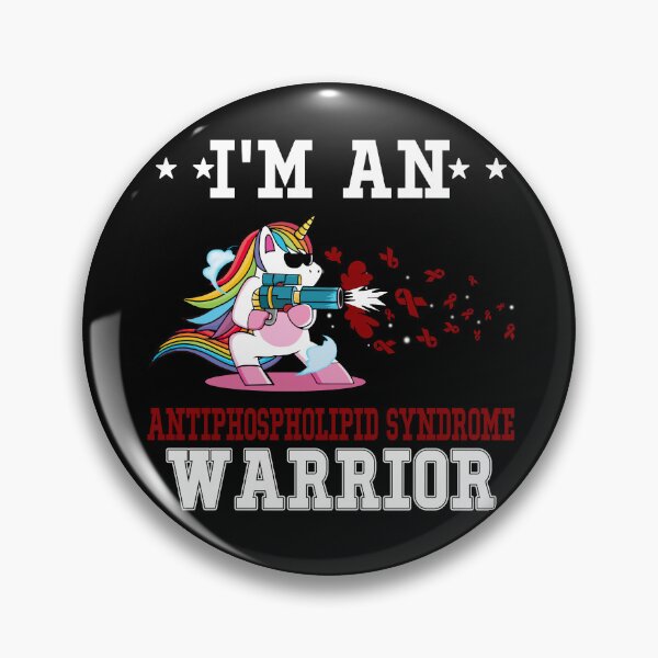 Item preview, Funny Unicorn I'm An Antiphospholipid Syndrome Warrior designed and sold by heppenp.