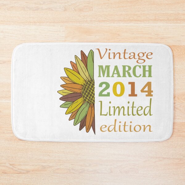 Item preview, vintage march 2014 limited edition, 8 Year Old Gifts Vintage 2014 Limited Edition 8th Birthday designed and sold by SimoSaladain.