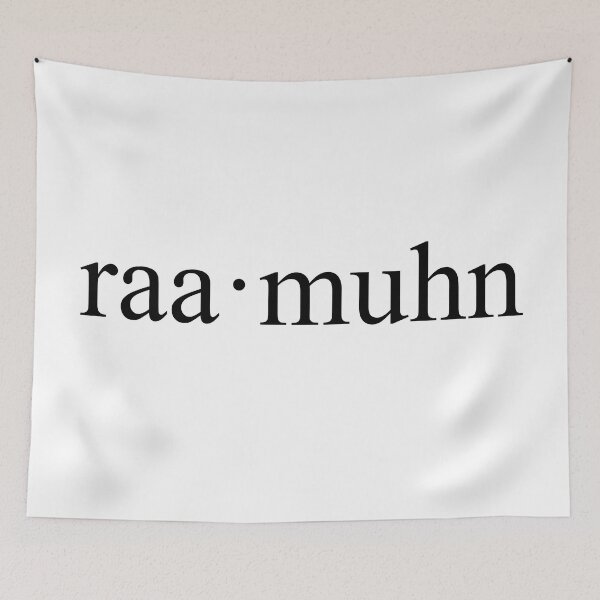 Item preview, Ramen pronunciation - raa muhn designed and sold by jpn insprd.