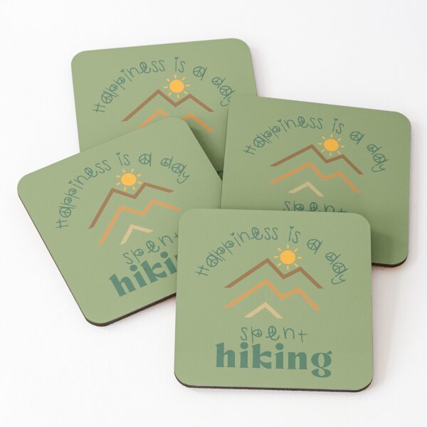 Item preview, Happiness is a day spent hiking designed and sold by Blended Designs ⭐⭐⭐⭐⭐.