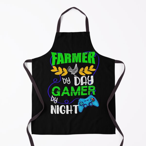 Item preview, Farmer by Day Gamer by Night, Gaming Quotes designed and sold by orangeblue21.
