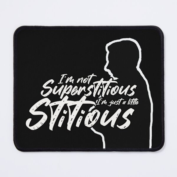Item preview, The Office - Michael Scott i'm not superstitious designed and sold by CattlettArt.