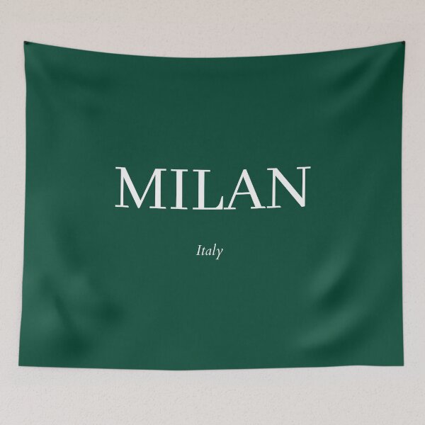 Item preview, Milan, Italy, Dark Green Minimalist Design  designed and sold by BellaHope1.