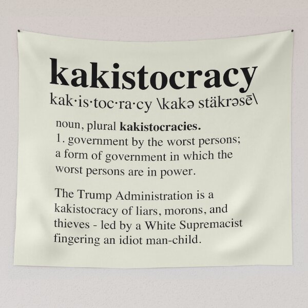 Item preview, Kakistocracy 3.0 designed and sold by Thelittlelord.