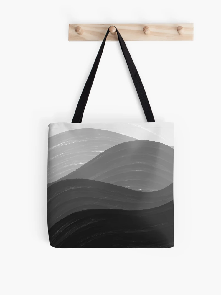 Thumbnail 1 of 2, Tote Bag, wave pattern designed and sold by Florence O’Brien.
