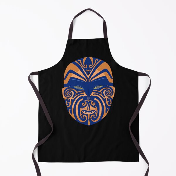 Item preview, Maori New Zealand Tribal Art Face Mask Artwork Gift designed and sold by Maljonic.