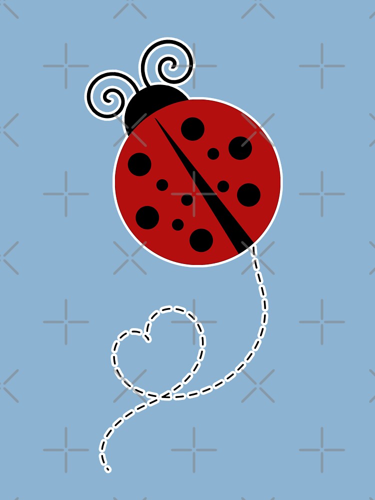 Ladybug Cartoon PNG & SVG Design For T-Shirts