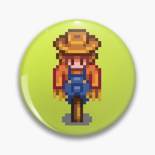 Artikelvorschau, Stardew Valley Vogelscheuche grün entworfen und verkauft von aiya-pixels.