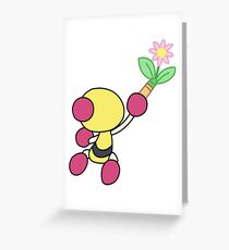 Yellow Bomberman - Super Bomberman R Greeting Card