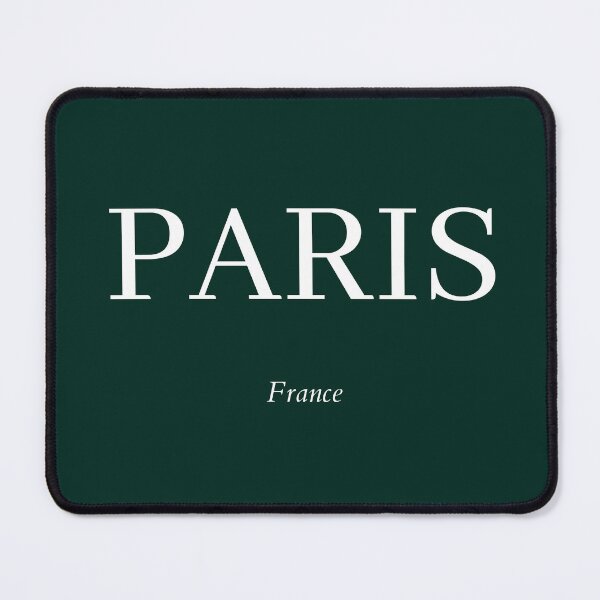 Item preview, Paris France, Minimalist Dark Green Design designed and sold by BellaHope1.