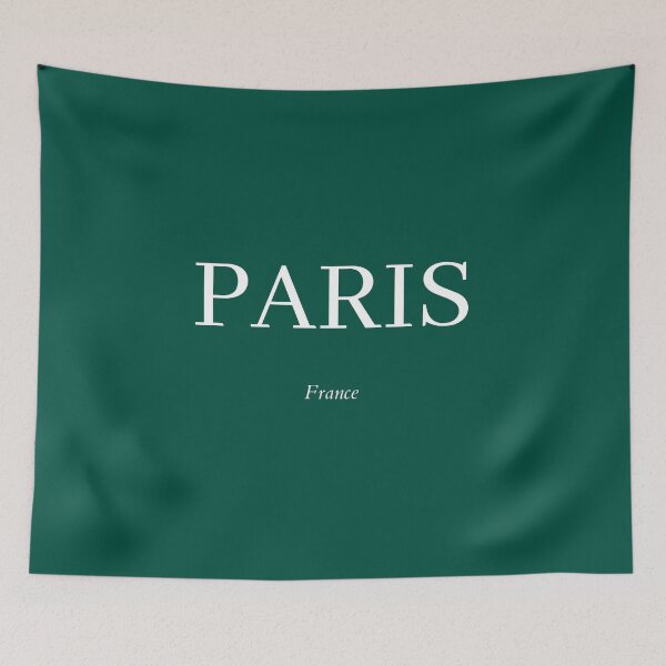 Item preview, Paris France, Minimalist Dark Green Design  designed and sold by BellaHope1.