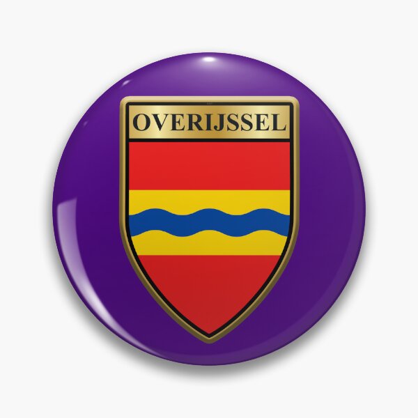 Item preview, OVERIJSSEL Flag Gifts, Masks, Stickers & Products (2) designed and sold by mpodger.