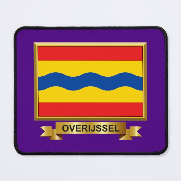 Item preview, OVERIJSSEL Flag Gifts, Masks, Stickers & Products (2) designed and sold by mpodger.