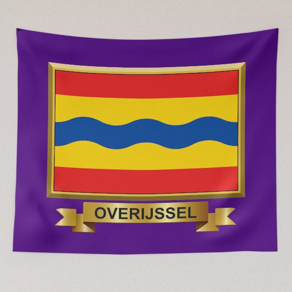 Item preview, OVERIJSSEL Flag Gifts, Masks, Stickers & Products (2) designed and sold by mpodger.