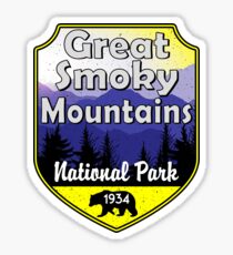 Pegatina GRAN PARQUE NACIONAL DE LAS MONTAÑAS AHUMADAS TENNESSEE NORTH CAROLINA GATLINBURG 6