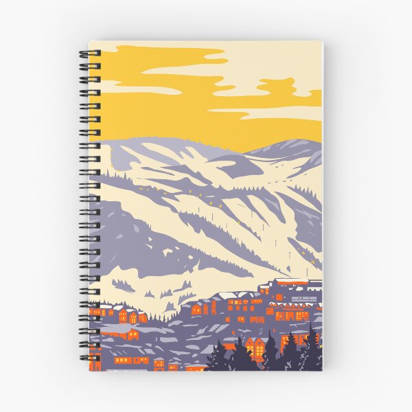 Item preview, Park City with the Wasatch Range Part of the Wasatch Back in the Rocky Mountains Utah WPA Poster Art designed and sold by patrimonio.