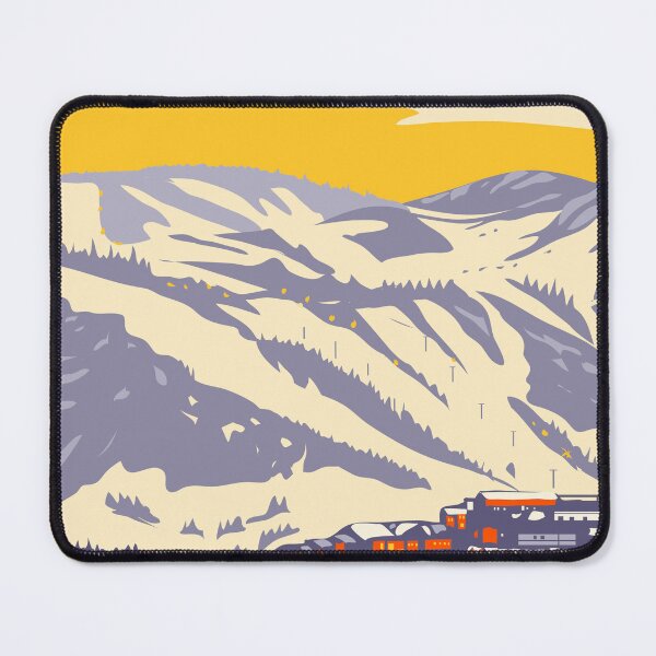 Item preview, Park City with the Wasatch Range Part of the Wasatch Back in the Rocky Mountains Utah WPA Poster Art designed and sold by patrimonio.
