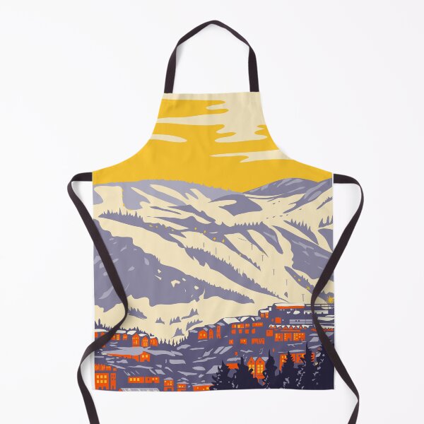 Item preview, Park City with the Wasatch Range Part of the Wasatch Back in the Rocky Mountains Utah WPA Poster Art designed and sold by patrimonio.