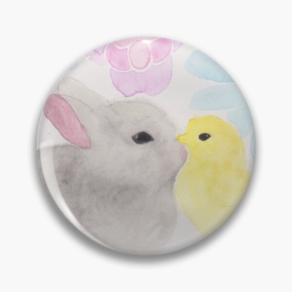 Item preview, Chick and Bunny Nuzzle  designed and sold by bellamiwa.