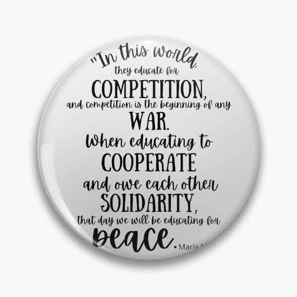 Item preview, MARIA MONTESSORI, Educating for peace designed and sold by TeyMank.