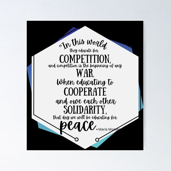 Item preview, MARIA MONTESSORI, Educating for peace designed and sold by TeyMank.