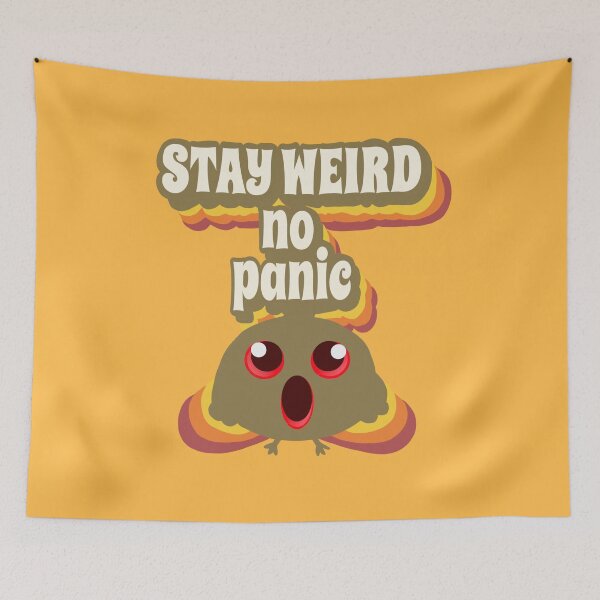 Item preview, stay weird weird funny creature  designed and sold by vibeno1.